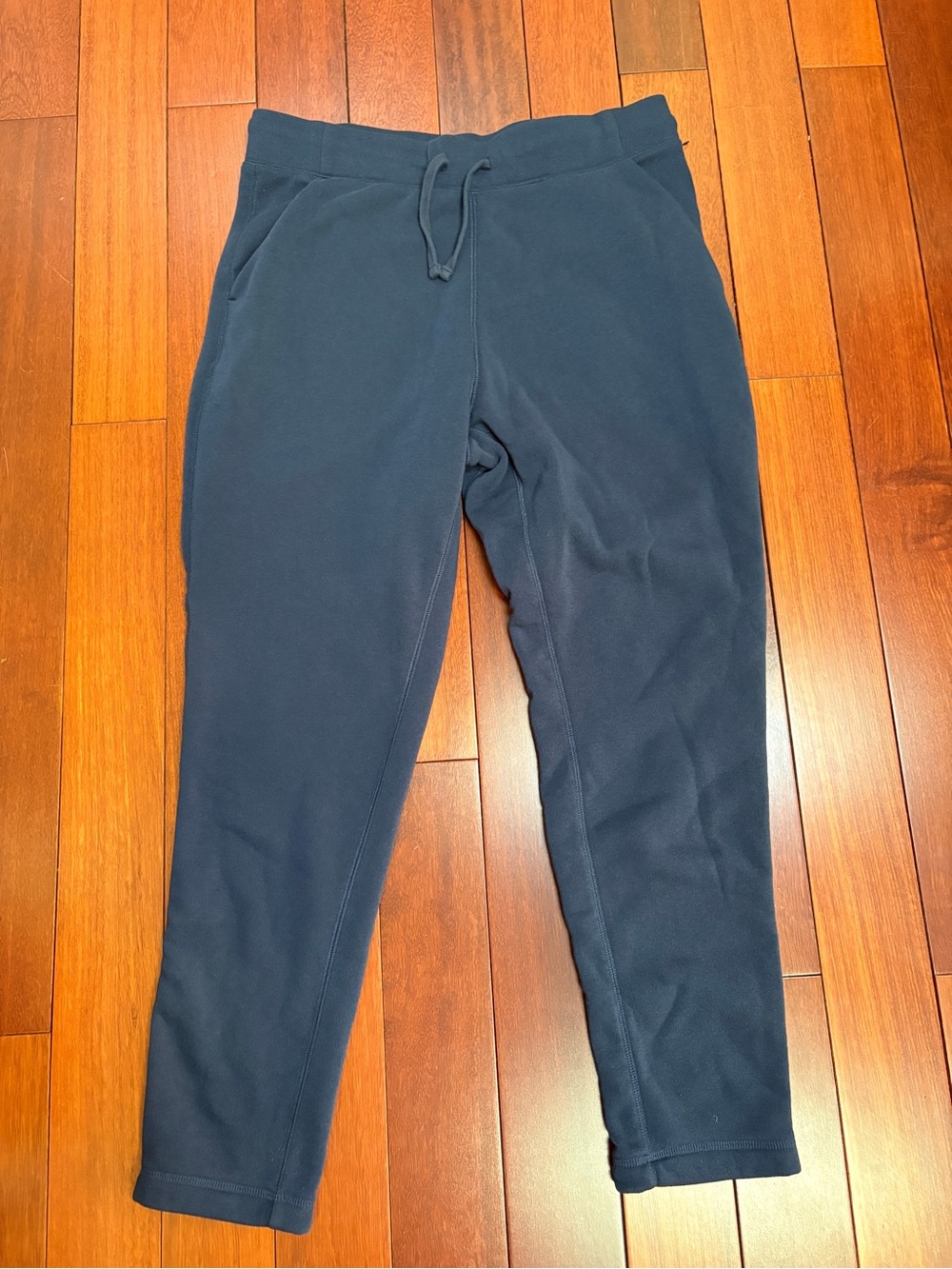 Men's Navy Fleece Jogger Pants - Unbranded